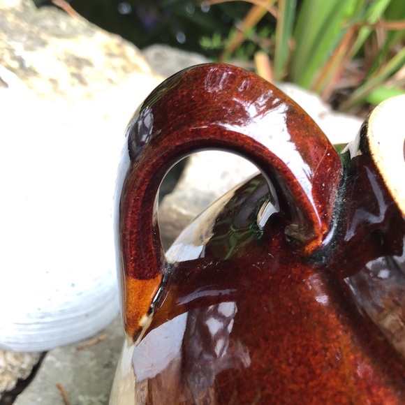 Primitive Robinson Ranbottom Blue Crown #2 Stone Ware Pottery Jar-Made in USA - Picture 8 of 14